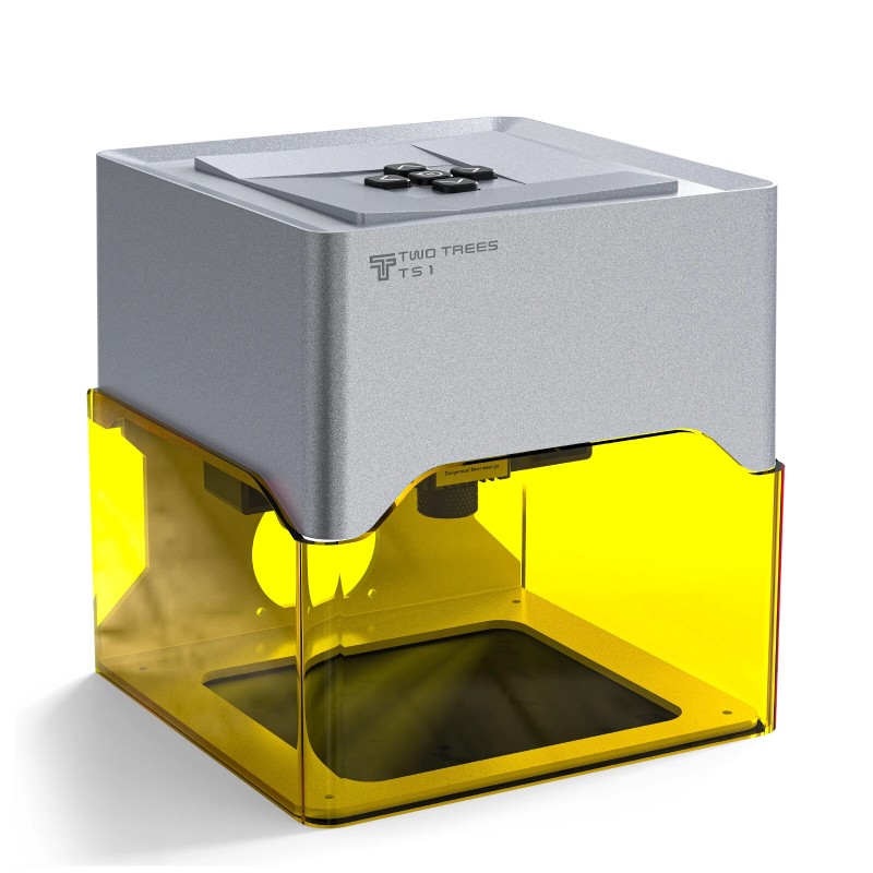 TWO TREES TS1 minilaserkaiverruskone 3-wattinen 80×80mm pöytäkaiverrin LightBurn-yhteensopiva