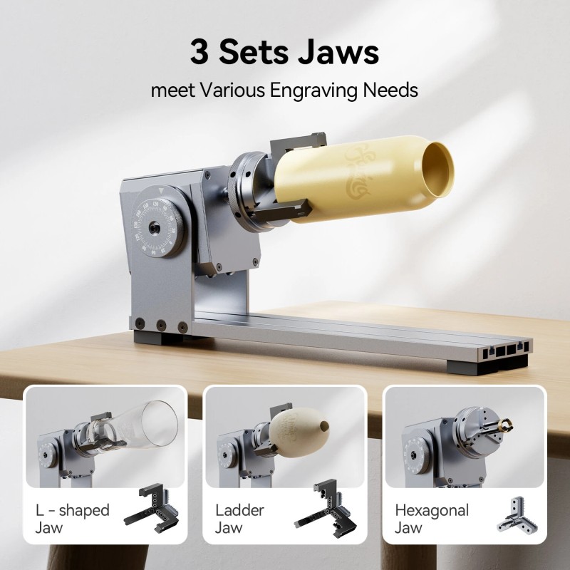 LONGER nano pyörivä pidennysleuat laajennettu kaiverrusalue 120x300 mm C-tyypin liitäntä