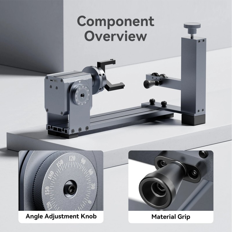 LONGER nano pyörivä pidennysleuat laajennettu kaiverrusalue 120x300 mm C-tyypin liitäntä