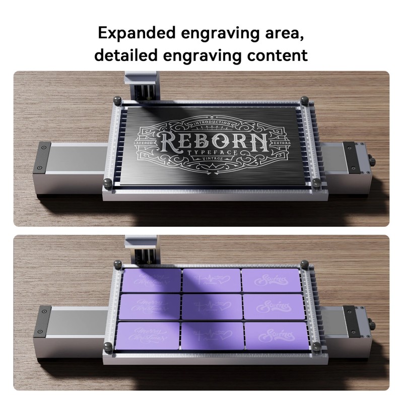 Nanoliuku jatkovarsi moduuli pidennetty kaiverrusalusta 300 mm liikematka 120x330 mm työalue alumiiniseos c-tyypin liitäntä
