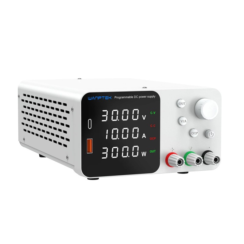 WANPTEK laboratoriopöytävirtalähde säädettävä digitaalinen 150W 300W 360W 30V 60V 120V EU-pistoke