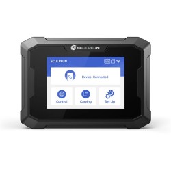 SCULPFUN S30 Pro Max 20W laserkaiverrin-leikkuri TS1 3,5 tuuman ohjauspääte pyörivä rulla