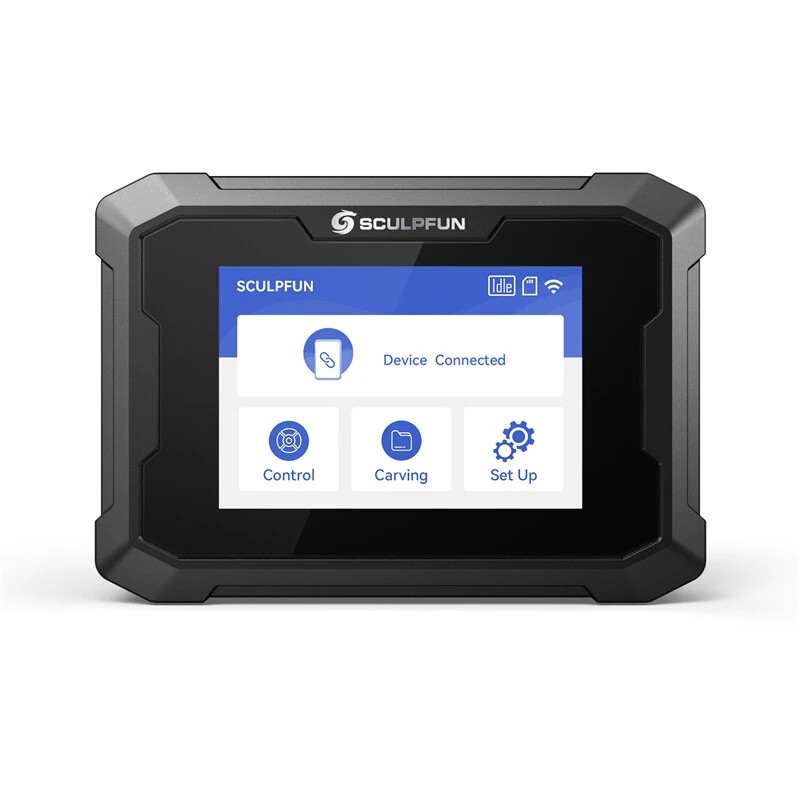 SCULPFUN S30 Pro Max 20W laserkaiverrin-leikkuri TS1 3,5 tuuman ohjauspääte pyörivä rulla