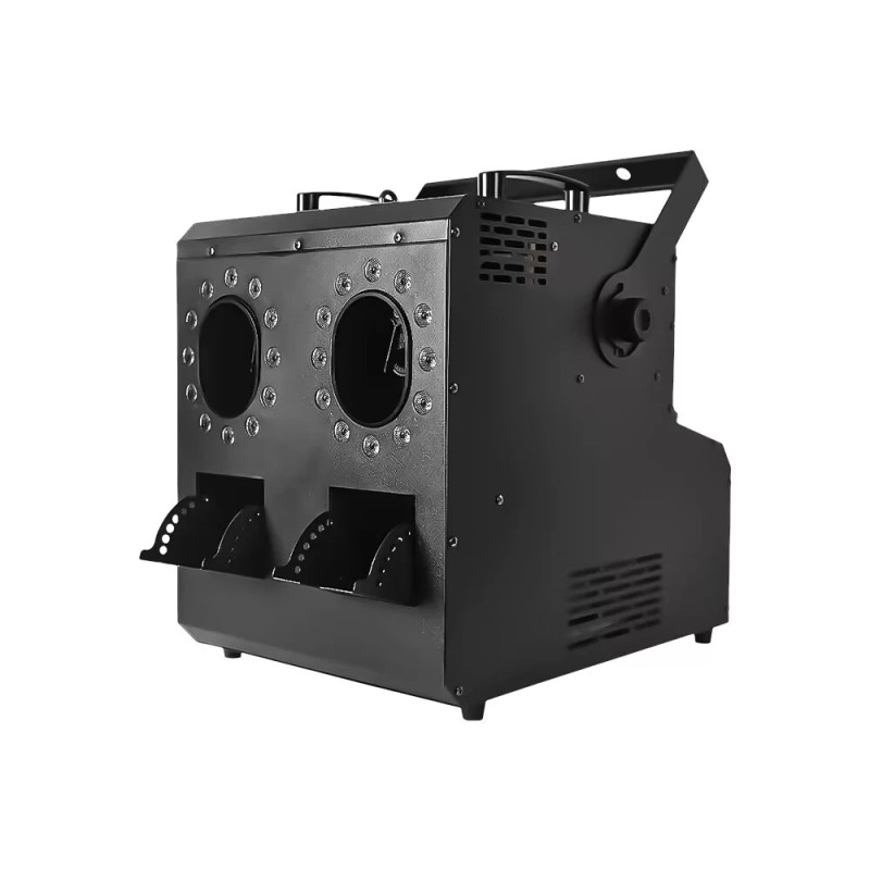 Teho 1500W kaksireikäinen led savukuplakone dmx ohjaus dj disko sumukone häät juhlat tanssi halloween festivaali