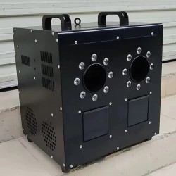 Teho 1500W kaksireikäinen led-savukuplakone dmx-ohjaus dj-disko sumukone häät juhlat tanssi halloween festivaali