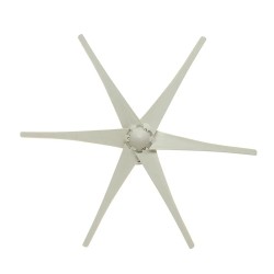 Kotitalouskäyttöön 800 W huippoteho 6-lapainen vaakasuuntainen tuuliturbiini 12/24/48 V