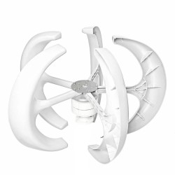 Tehokas 400 watin 12/24 V 5-lapa lyhtymalli tuuliturbiini ohjaimella