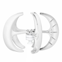 Tehokas 400 watin 12/24 V 5-lapa lyhtymalli tuuliturbiini ohjaimella