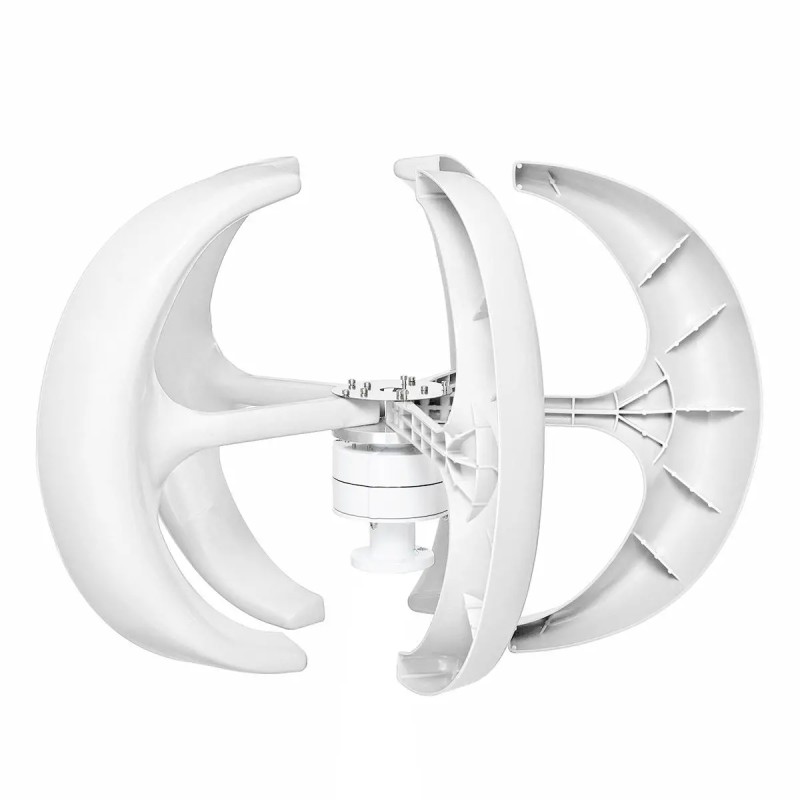 Tehokas 400 watin 12/24 V 5-lapa lyhtymalli tuuliturbiini ohjaimella