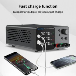 WANPTEK laboratoriopöytävirtalähde 150/300/360W 30/60/120V säädettävä digitaalinen jännitevakaaja