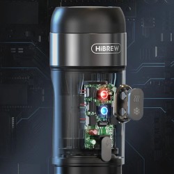 HiBREW kannettava kahvinkeitin autoon ja kotiin 12V-käyttöinen espresso yhteensopiva Nespresso- ja Dolce Gusto -kapseleille