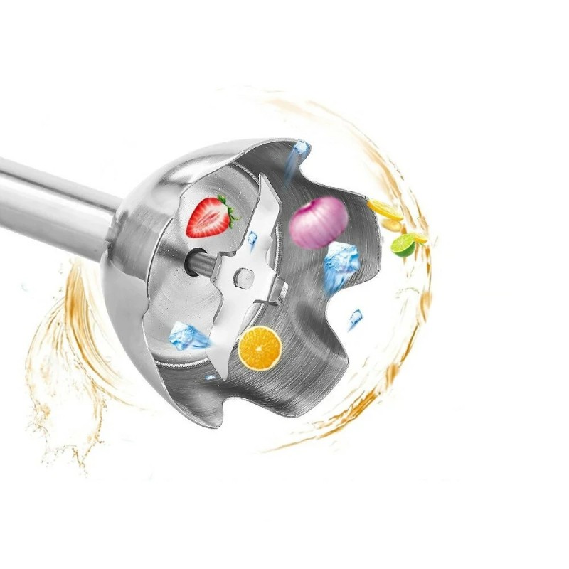 BioloMix nelitoiminen sauvasekoitin 1200 wattia silppuri smoothiekuppi vispilä