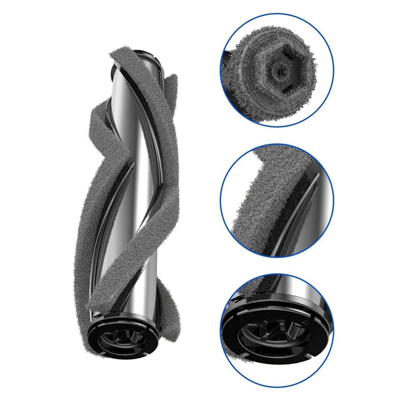 Yksi pakkaus rullaava telaharja Proscenic P13 kädessä pidettävään johdottomaan imuriin