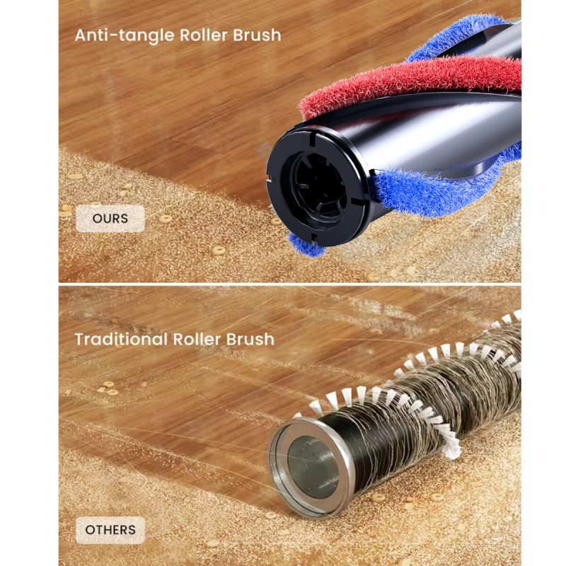 Kaksi vaihdettavaa pyörivää harjaa Proscenic P11 Lite pölynimuriin nailonharjakset