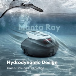 Ultenic Pooleco 10 robotti-allaspuhdistin 90 minuutin käyttöaika kaksoismoottorinen imu 2,5 tunnin pikalataus