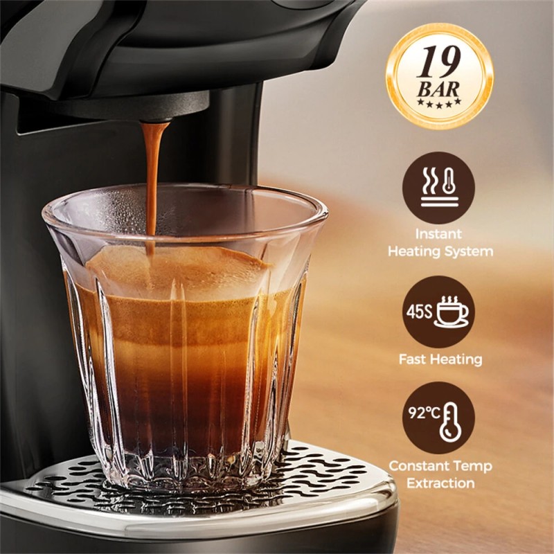 CAFELFFE MK611 19 baarin espressokeitin nopea lämmitys kapselit ja jauhe kupinmuisti kuuma kylmä itsepuhdistus