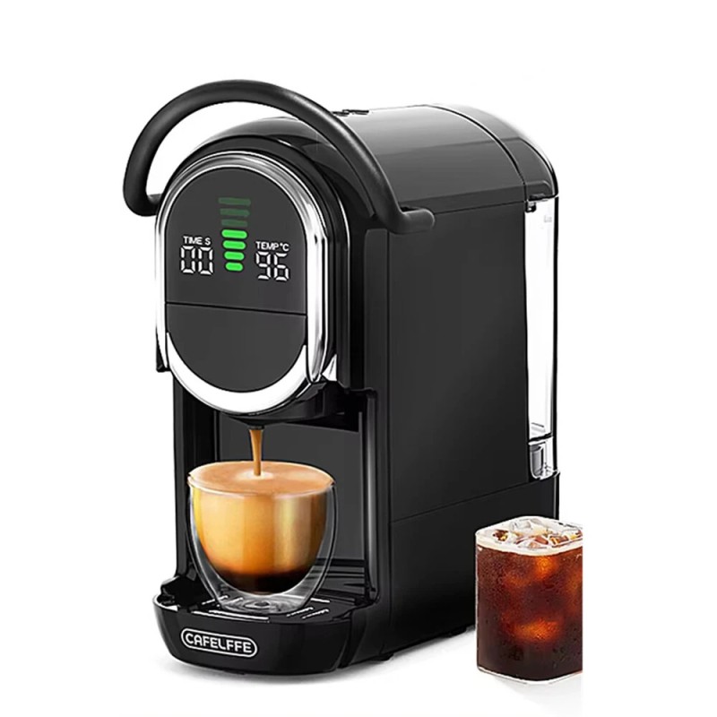 CAFELFFE MK609S 19 baarin nelitoiminen kapselikahvikone yhteensopiva kapselien ja jauheen kanssa