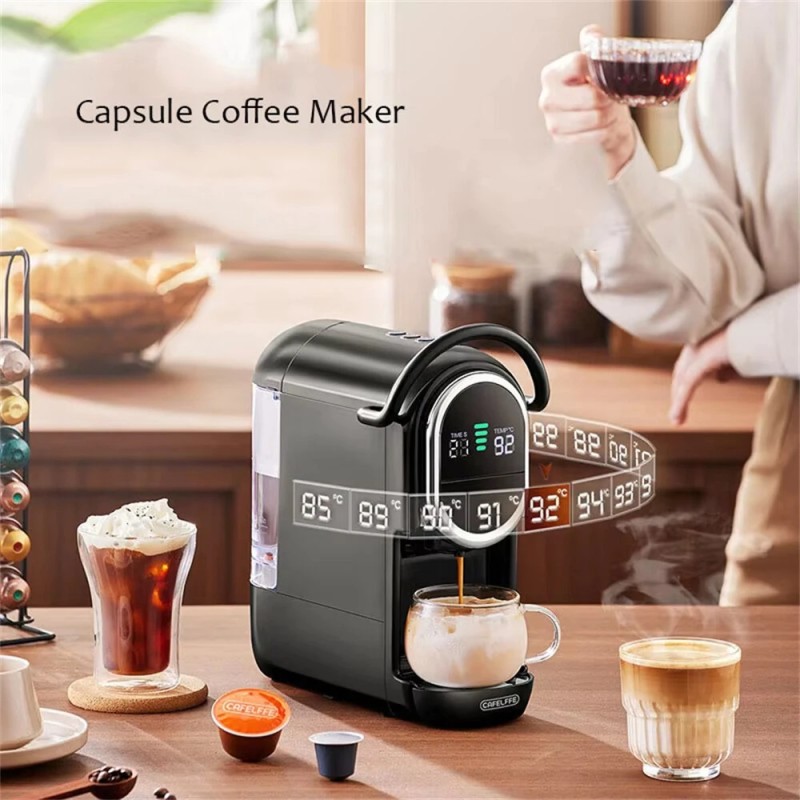 CAFELFFE MK609S 19 baarin nelitoiminen kapselikahvikone yhteensopiva kapselien ja jauheen kanssa