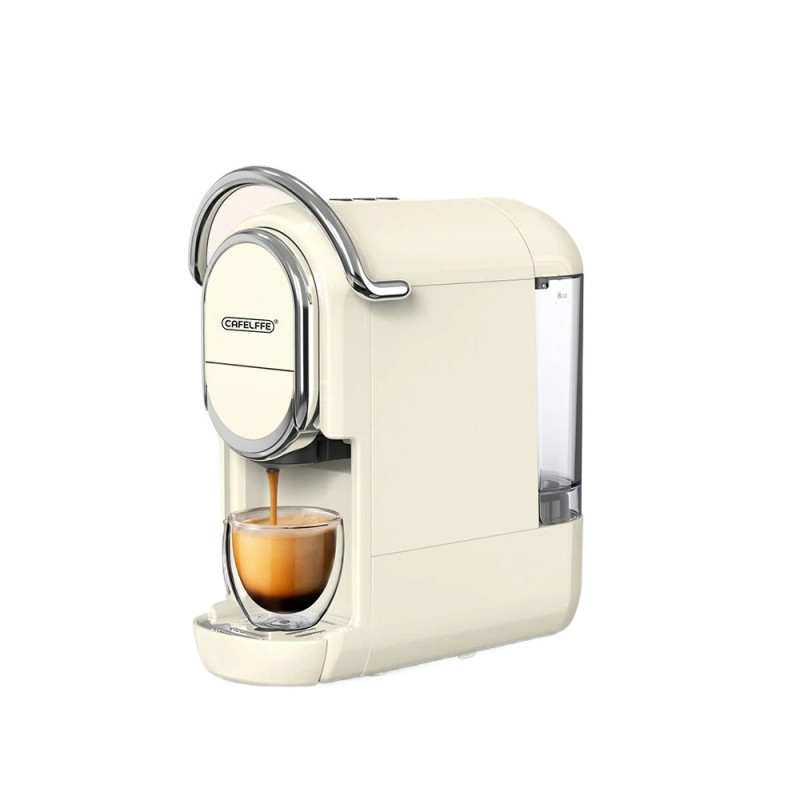 CAFELFFE MK609 kolmitoiminen espressokone 19 baarin uutto PID säätö NS ja DG kapseleille sekä jauhetulle kahville