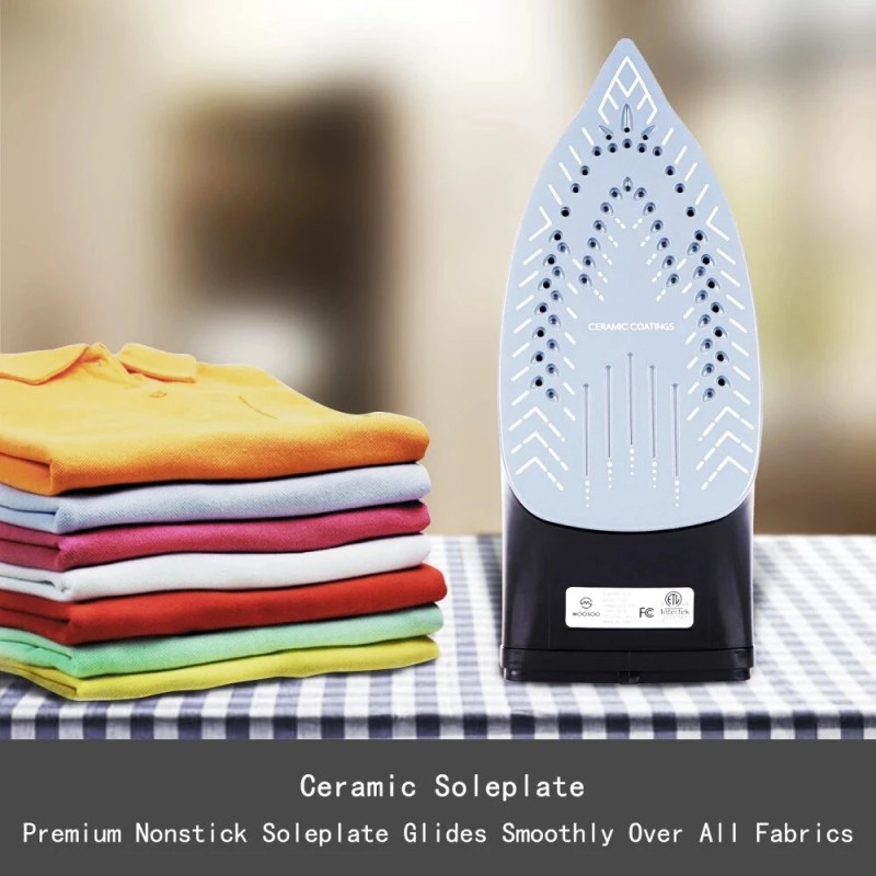 Moosoo SG-8005-1 höyry ja kuiva silitysrauta 1800 watti 470 millilitran vesisäiliöllä