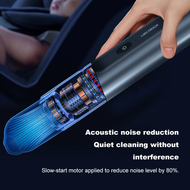 Liectroux I5 kannettava langaton rikkaimuri 12000Pa ladattava tehokas HEPA-suodatin