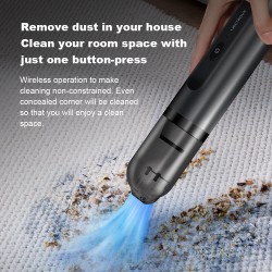 Liectroux I5 kannettava langaton rikkaimuri 12000Pa ladattava tehokas HEPA-suodatin