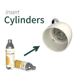 OTE 20 kpl tai 40 kpl 8 g CO2-kaasupullot sopivat H1 ja H2 hiilihapotinmalleihin