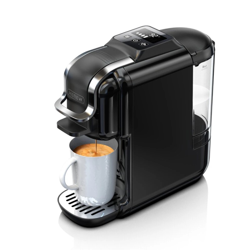 HiBREW H2C 20 baarin monitoiminen kapselikahvinkeitin monikapseliyhteensopiva kosketusnäytöllä kuuma ja kylmäuutto