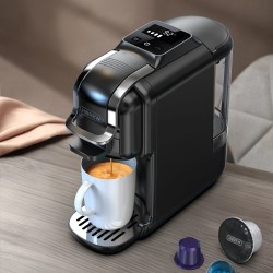 HiBREW H2C 20 baarin monitoiminen kapselikahvinkeitin monikapseliyhteensopiva kosketusnäytöllä kuuma ja kylmäuutto