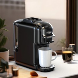 HiBREW H2C 20 baarin monitoiminen kapselikahvinkeitin monikapseliyhteensopiva kosketusnäytöllä kuuma ja kylmäuutto