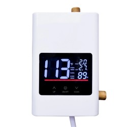 NovuLife pikalämmitin 220 volttia 6000 wattia seinälle lcd näytöllä kaukosäätimellä keittiöön kylpyhuoneeseen