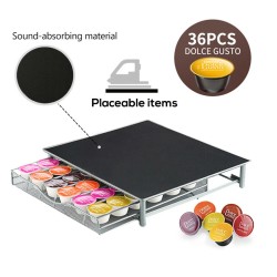 HiBREW 5 kpl Nes DG kapselille muovinen säilytyslaatikko vetolaatikko