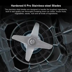 BioloMix A8700 raskas ammattikäyttöinen tehoblenderi huipputeho kaksituhattakaksasataa wattia kaksilitrainen BPA‑vapaa kannu