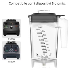 BioloMix T5600 digitaalinen 2200W BPA-vapaa 2L ammattisekoitin automaattiohjelmilla