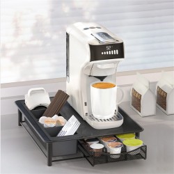 HiBREW kahvikapseleiden laatikkojärjestäjä 20 kapselia yhteensopiva NS DG K-Cup H1B H2B malleille