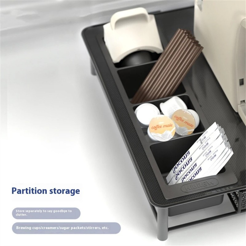 HiBREW kahvikapseleiden laatikkojärjestäjä 20 kapselia yhteensopiva NS DG K-Cup H1B H2B malleille