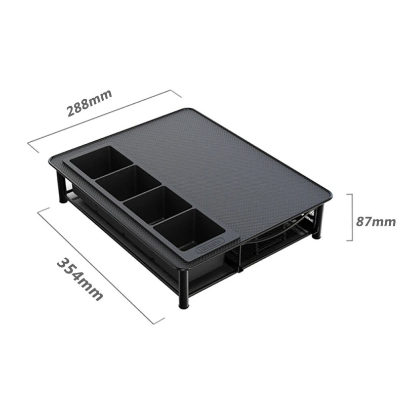 HiBREW kahvikapseleiden laatikkojärjestäjä 20 kapselia yhteensopiva NS DG K-Cup H1B H2B malleille