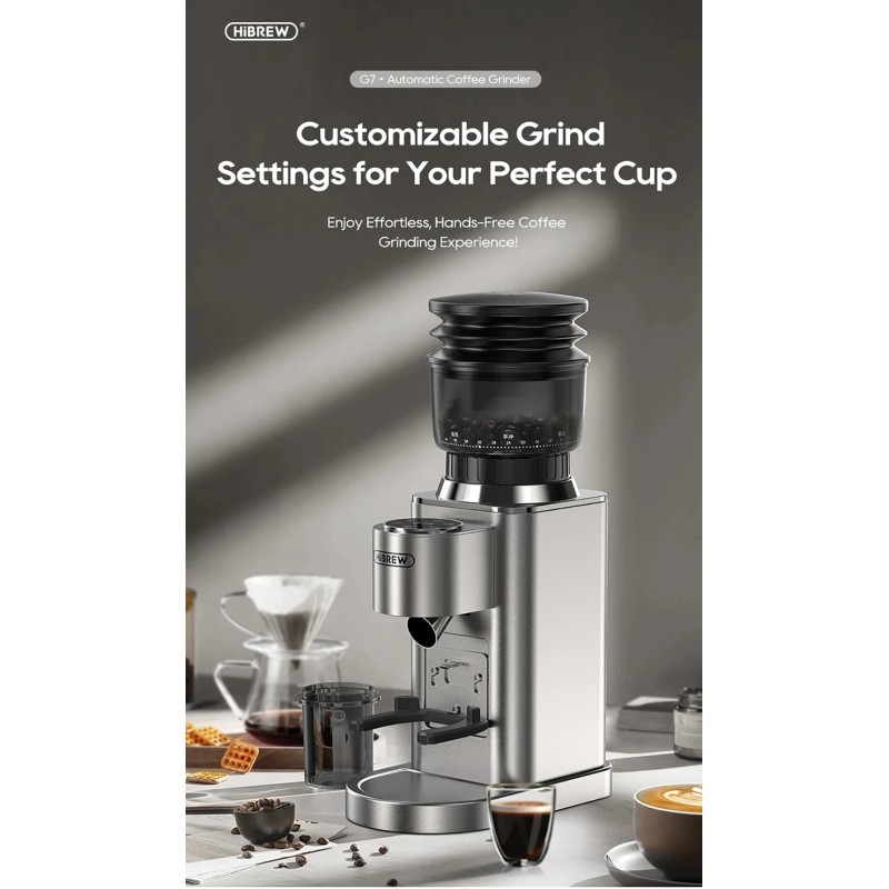 HiBREW H10 Plus ja G7 kotibaristapaketti espressokoneella 20 baarin PID-säädöllä