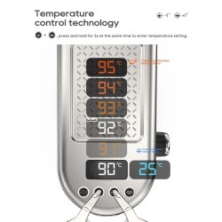 HiBREW H10B ja G7 yhdistelmäkahvinkeitin kahvimylly 20 baarin paine säädettävä lämpötila 48 jauhatusastetta