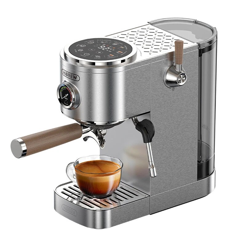 HiBREW H13 kaksoiskattila espressokone ja G7 kahvimylly PID-säädöllä 20 baarin paine 48 jauhatusastetta ruostumatonta terästä