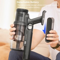 Proscenic P11 moppaus johdoton sauvaimuri 35 kPa imuteho 0,65 l pölysäiliö jopa 50 minuuttia