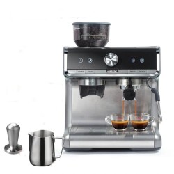 HiBREW H7 puoliautomaattinen espressokone 1450W 19 baarin kartiomylly 30 säätötasoa älylämpötilansäätö