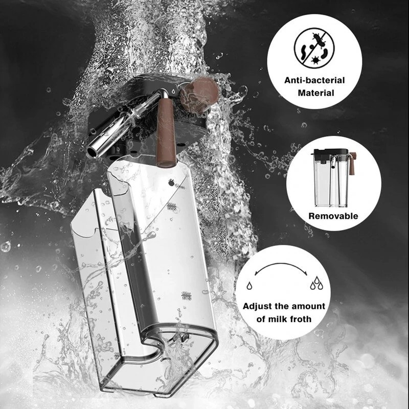 HiBREW H8A täysautomaattinen kolmitoiminen kahvikone 19 baarin korkeapaineella espresso, cappuccino ja latte