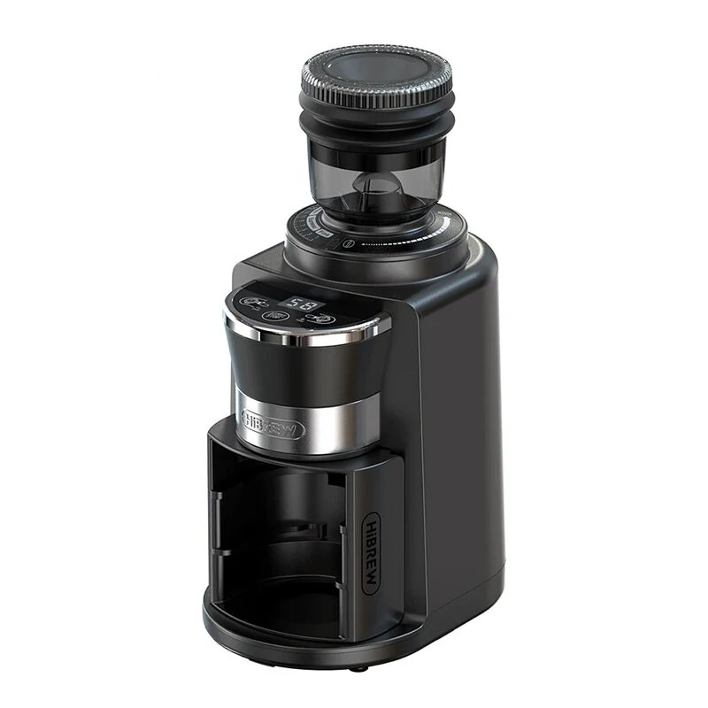 HiBREW G3A automaattinen kartiomylly 31-portaisella säädöllä läpinäkyvällä papusäiliöllä espressoon ja suodatukseen