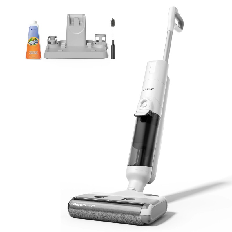 Proscenic F10 Pro langaton kolmitoiminen märkäkuivaimuri imuroi pyyhkii pesee itsepuhtautuva kaksisäiliöinen reunapuhdistus