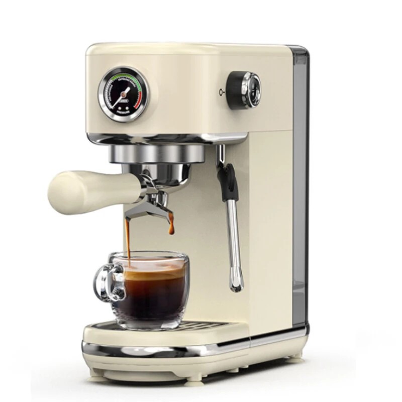 HiBREW H10B puoliautomaattinen espressokeitin 20 baarin paine säädettävä lämpötila ohjelmoitava kapea muotoilu