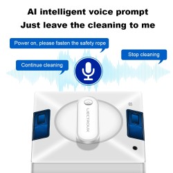 Liectroux YW509 ikkunanpesurobotti nelisuuntaisella vesisuihkulla, vahva imu, kaukosäätö ja sovellusohjaus