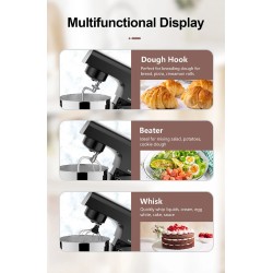 SVEWT SM-1540 1500W yleiskone 5,5l SUS304 ruostumaton kulho kymmenen nopeutta