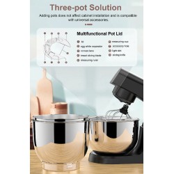 SVEWT SM-1540 1500W yleiskone 5,5l SUS304 ruostumaton kulho kymmenen nopeutta