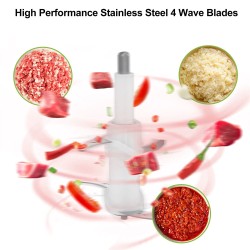 BioloMix 1,8-litrainen lasikulho monitoimikone kaksi nopeutta lihamylly vauvanruoan vihannekset